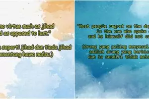 40 Kata-kata mutiara Islami bahasa Inggris dan artinya, penuh makna