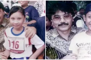 Dua bocah dipangku Adhyaksa Dault ini berjodoh 14 tahun kemudian