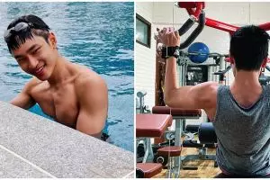 10 Potret terkini Azka Corbuzier, badan makin kekar
