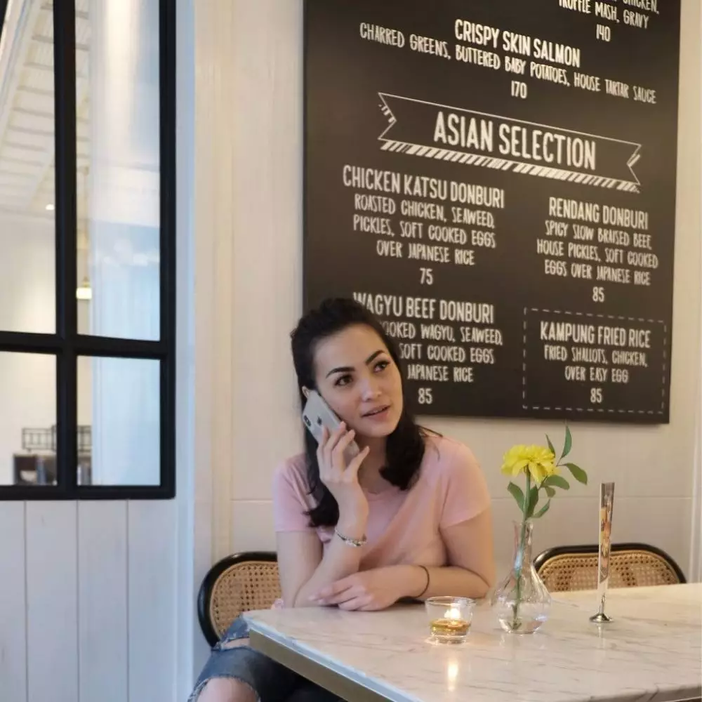 Potret terkini Christy Jusung Instagram Potret terkini Christy Jusung Instagram