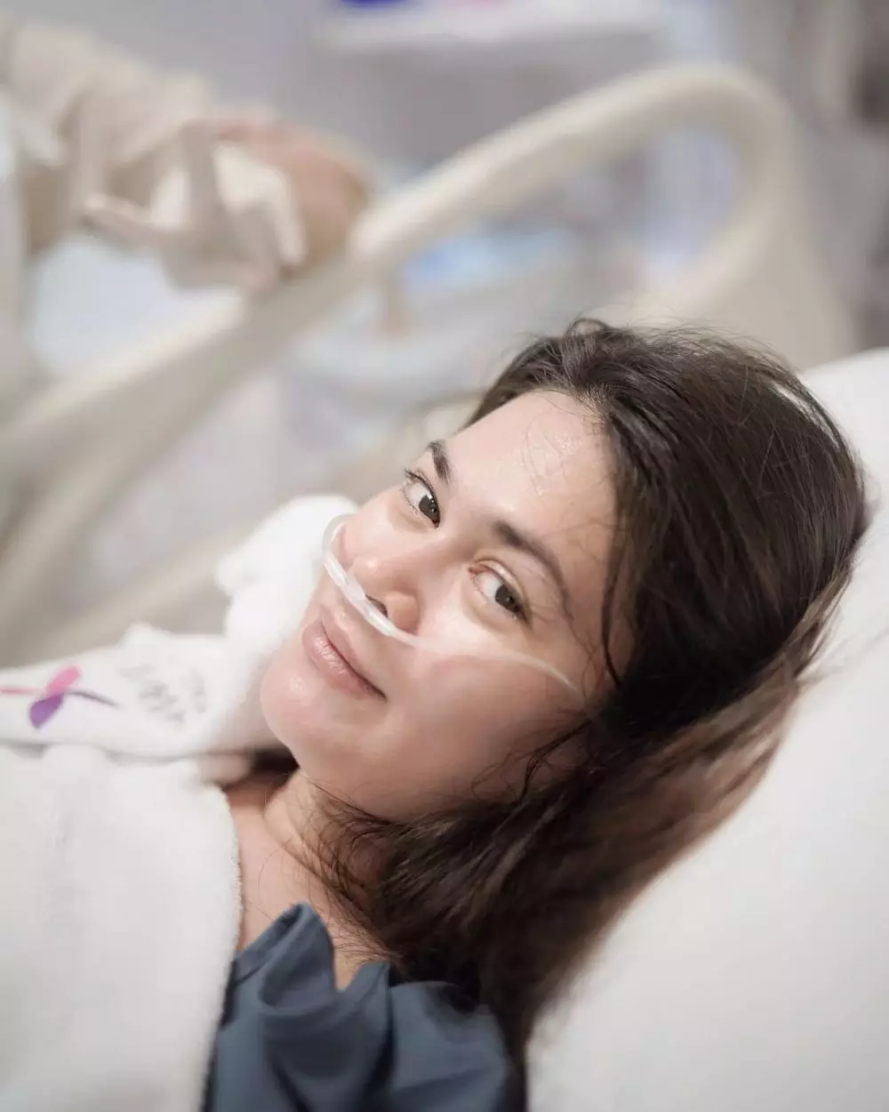 Proses melahirkan kedua Sabai © Instagram