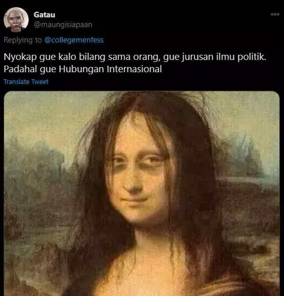 Curhatan mahasiswa © Twitter