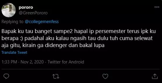 Curhatan mahasiswa © Twitter