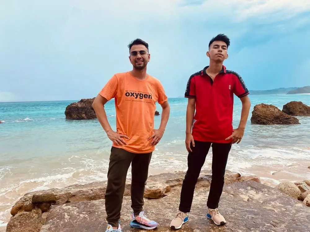 Raffi Ahmad ajak liburan kembarannya ©Instagram