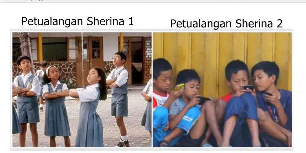 7 Meme lucu petualangan Sherina dulu & kini istimewa