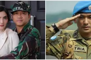 Tampil beda, ini 10 gaya seleb pria pakai seragam TNI