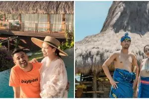10 Momen liburan Raffi Ahmad dan Nagita di Sumba, belajar menenun kain