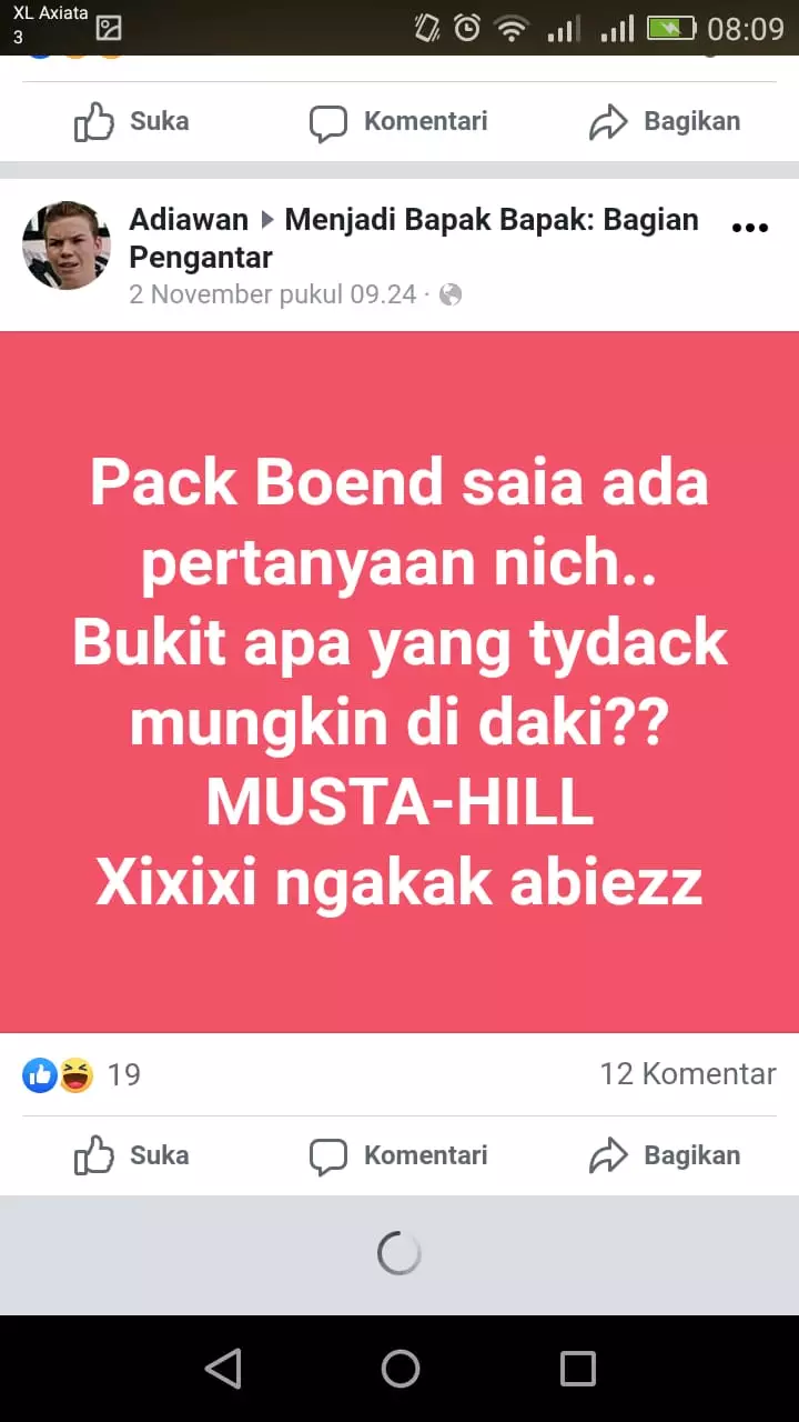 tebakan lucu bahasa inggris facebook © Facebook