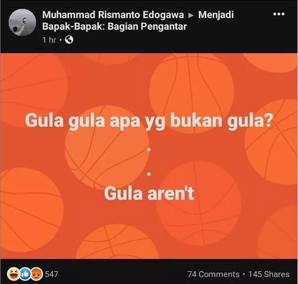 tebakan lucu bahasa inggris facebook © Facebook