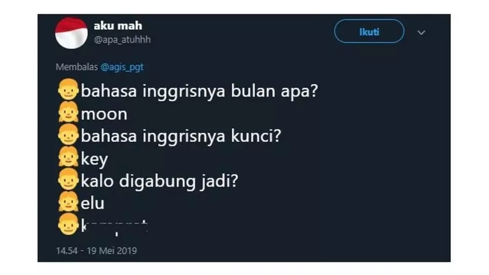 Tebak-tebakan lucu bahasa Inggris  © 2021 brilio.net