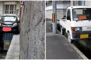 7 Potret lokasi parkir mobil ini nyeleneh, ada yang di atas kursi