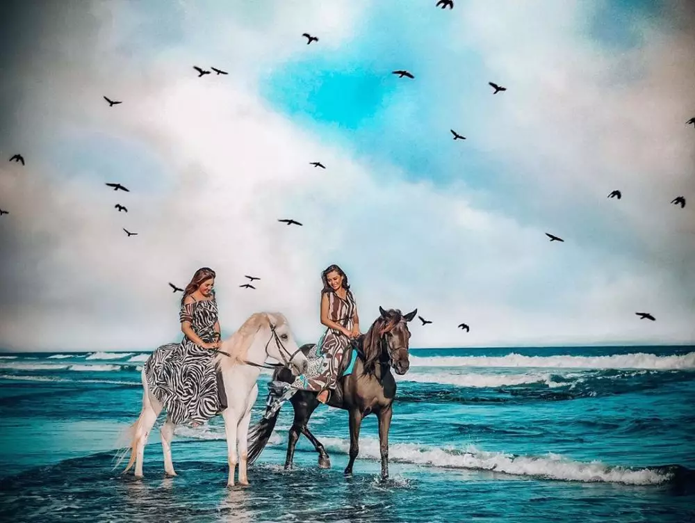 pemotretan seleb dan putrinya © Instagram