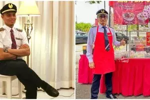 Kena PHK karena pandemi, pilot ini buka kedai & jualan pakai seragam