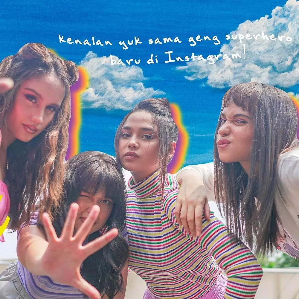 Gaya pemotretan Cinta Laura squad © Instagram Gaya pemotretan Cinta Laura squad © Instagram