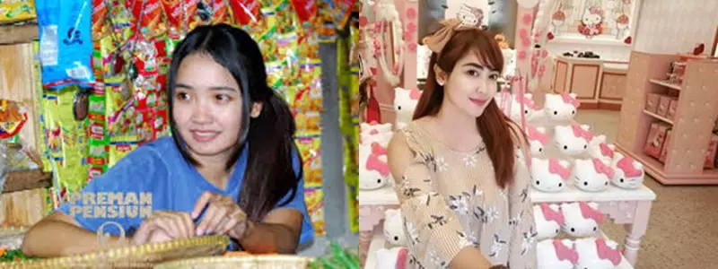 dulu dan kini aktris Preman Pensiun © Instagram