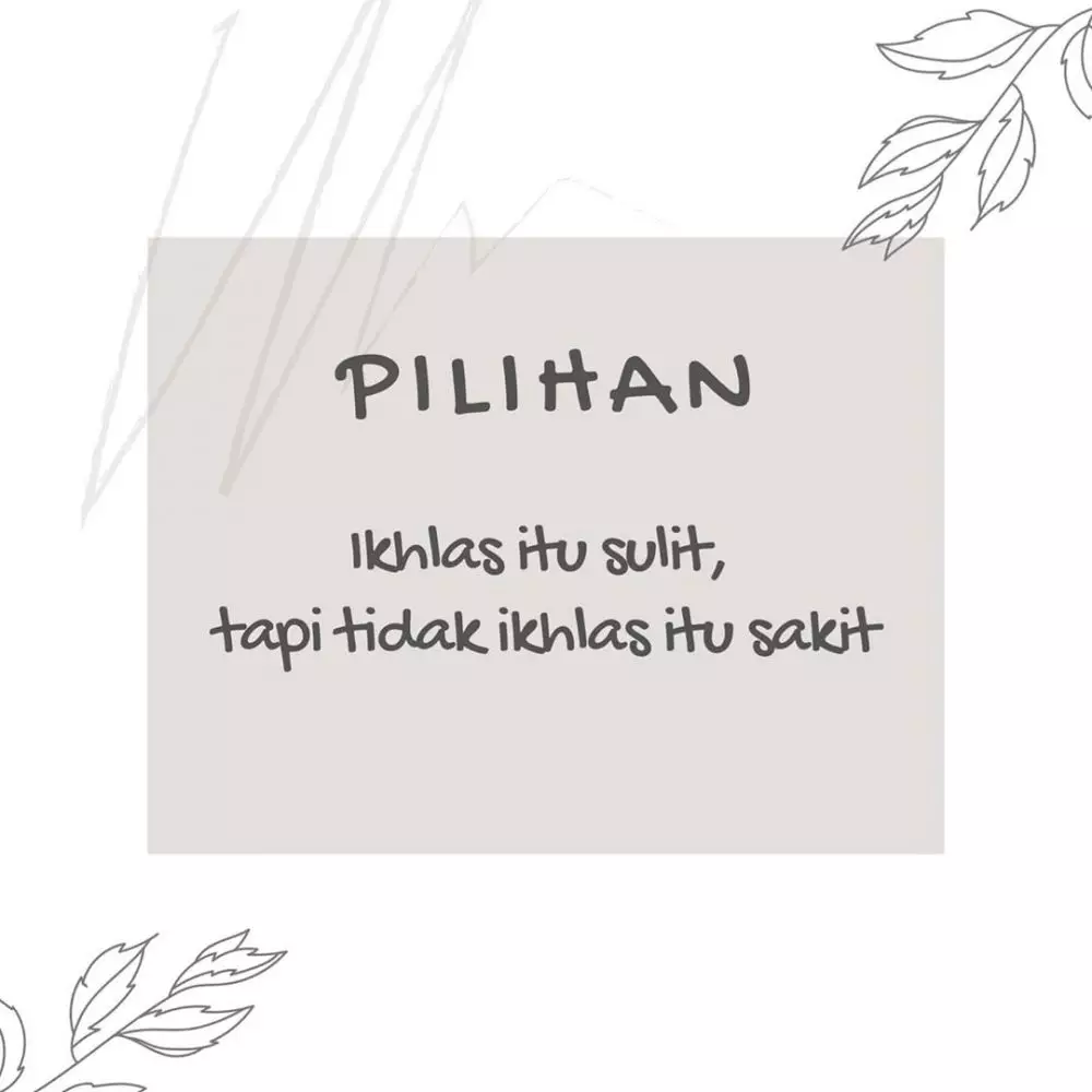 Kata-kata mutiara ikhlas © Instagram Kata-kata mutiara ikhlas © Instagram