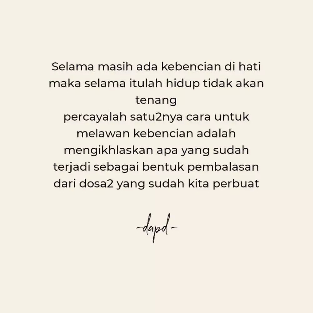 Kata-kata mutiara ikhlas © Instagram Kata-kata mutiara ikhlas © Instagram