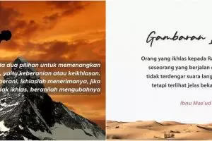 45 Kata-kata mutiara ikhlas, penuh makna dan bikin pikiran tenang