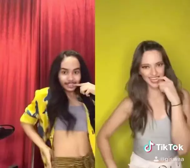 seleb Tik Tok tiru penampilan © Instagram seleb Tik Tok tiru penampilan © Instagram