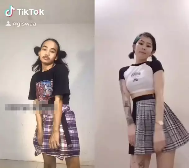 seleb Tik Tok tiru penampilan © Instagram seleb Tik Tok tiru penampilan © Instagram