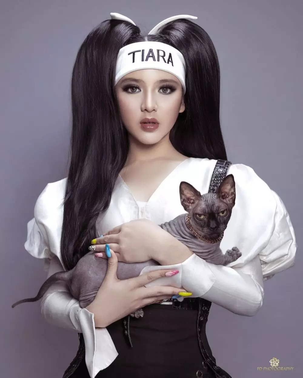 pemotretan Tiara Andini dengan binatang ©Instagram pemotretan Tiara Andini dengan binatang ©Instagram