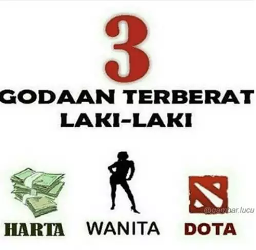 meme plesetan harta tahta Berbagai sumber