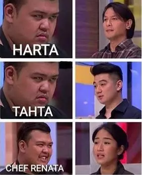 meme plesetan harta tahta Berbagai sumber