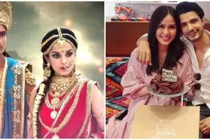 Momen kemesraan 7 pemain Mahabharata dan pasangan asli, bikin baper