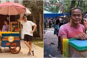 11 Pedagang ini viral karena wajahnya mirip artis