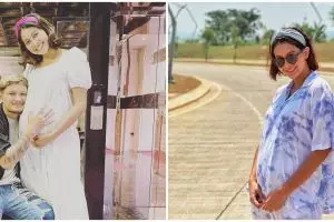 9 Potret baby bump Bunga Jelitha, gayanya simpel tapi menawan