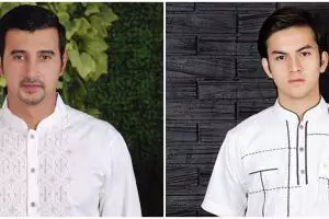 Pesona 10 seleb blasteran pakai baju koko, makin menawan