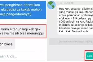 10 Balasan chat dari customer online shop ini bikin nyengir kecut