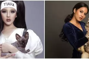 Pemotretan unik 8 seleb bareng kucing, gayanya curi perhatian