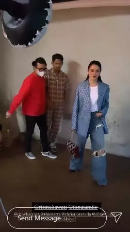 pemotretan ibnu jamil dan ririn © Instagram