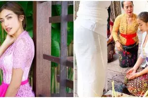 10 Momen Jessica Iskandar jalani prosesi melukat di Bali, tuai pujian