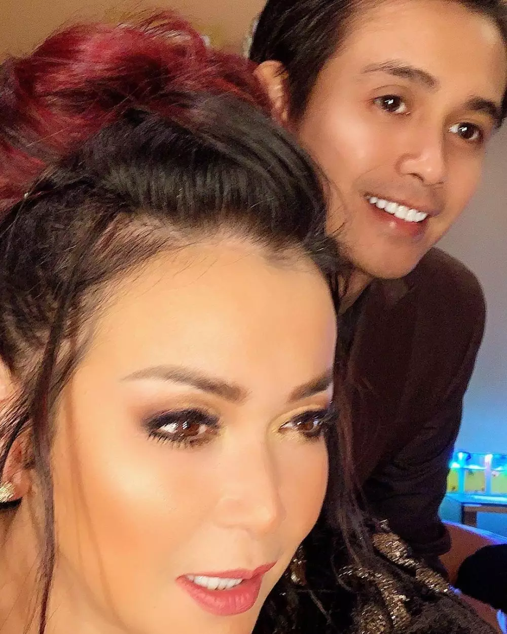 Ajun Perwira dan Jennifer kondangan © Instagram