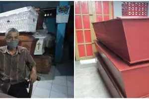 Berkah di balik wabah, pengrajin peti mati alami peningkatan penjualan