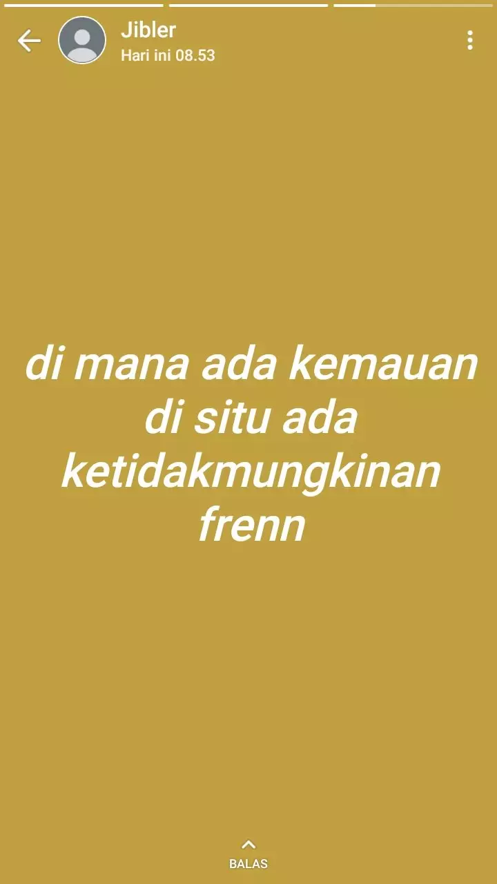 Kata mutiara di status WA © Twitter