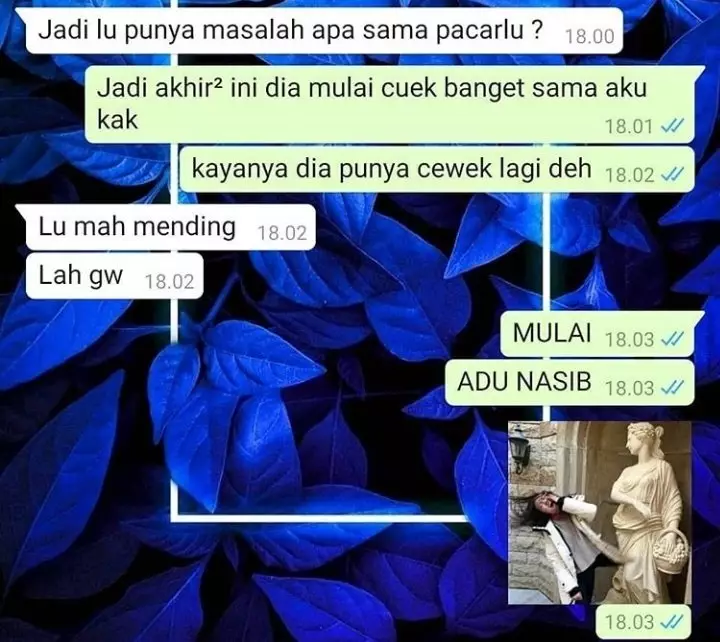 Chat lucu curhat ke sahabat berbagai sumber Chat lucu curhat ke sahabat berbagai sumber