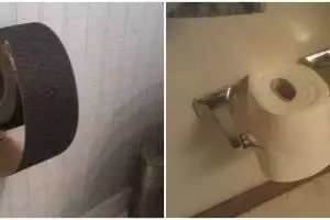 10 Penampakan tisu toilet absurd ini bikin bingung yang pakai