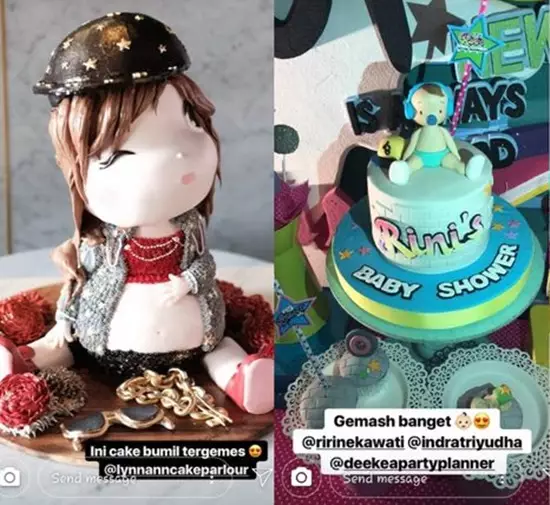kue baby shower seleb © 2020 brilio.net