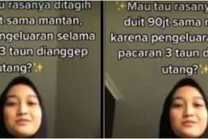 3 Tahun pacaran lalu putus, wanita ini ditagih Rp 90 juta sama mantan