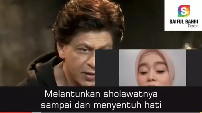 Viral video reaksi Shahrukh Khan dengarkan Lesty bersholawat © 2020 brilio.net