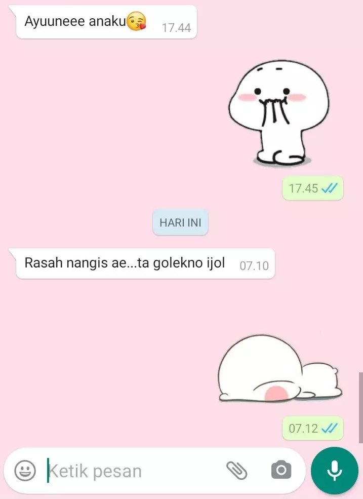 Chat iseng dari orangtua © Twitter