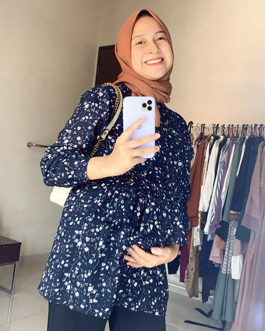 10 perjalanan Nina hamil ketiga © Instagram