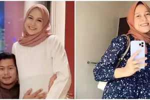 10 Potret perjalanan kehamilan anak ketiga Nina Zatulini 
