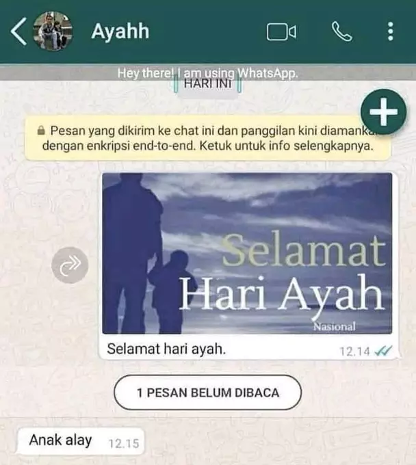 selamat hari ayah © Twitter