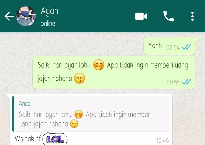 selamat hari ayah © Twitter