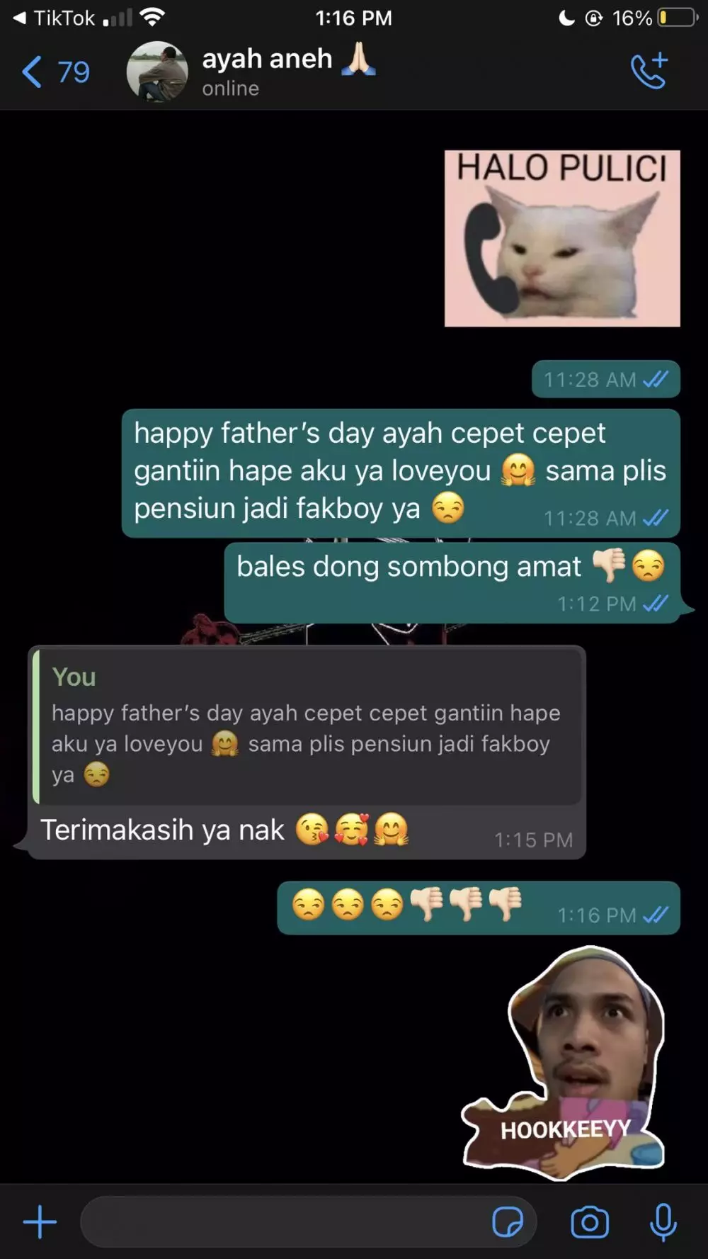 selamat hari ayah © Twitter