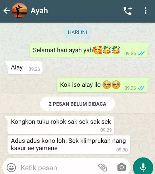 selamat hari ayah © Twitter